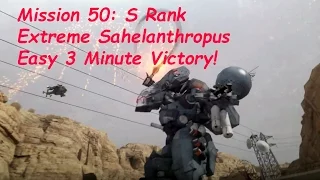 Metal Gear Solid 5 Phantom Pain - Extreme Sahelanthropus 3 Minutes Win!