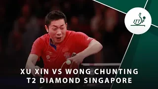 Xu Xin vs Wong Chun Ting | T2 Diamond 2019 Singapore (R16)