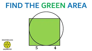 area rectangle | semi circle | rectangle in semi cricle | geometry problems | Masterclass Geometry