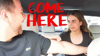 LET'S "DO IT" IN THE BACK SEAT PRANK ON HUSBAND!