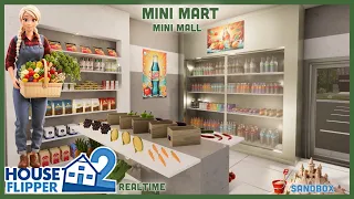 Mini Mall Mini Mart Kiosk, Sandbox build, Realtime House Flipper 2