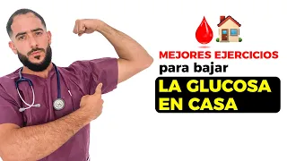 ✅ 5 EJERCICIOS para BAJAR la GLUCOSA y QUEMAR el AZÚCAR rápido 💪🏻 Hazlos ASÍ 🥸