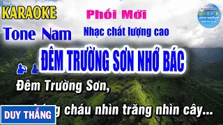 Đêm Trường Sơn Nhớ Bác Karaoke Tone Nam Duy Thắng