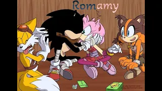 RomAmy cuando te bese|Roman the hedgehog|