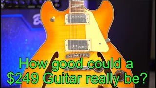 Mack reviews the Harley Benton HB35. How good could a $249 guitar really be?