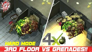 Easily Clear Bunker Alfa [Hard Mode] 3rd Floor With Grenades!! LDOE | Last Day On Earth: Survival