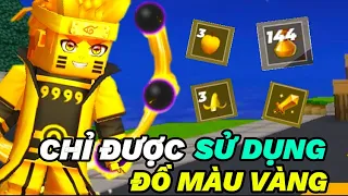 Blockman GO | Bedwars: Một Trận Đấu Chỉ Sử Dụng Đồ "Màu Vàng"? | Taurus Gamer