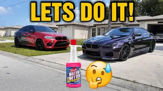 WATER WETTER IN MY 750HP BMW X6M INTERCOOLER!? | LOWER CHARGE TEMP??