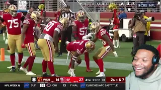 San Francisco 49ers vs. Washington Commanders | 2022 Week 16 Game Highlights REACTION