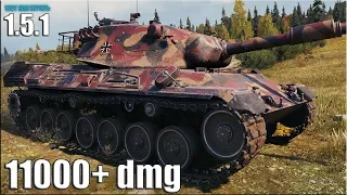 11к урона после апа Leopard 1 ✅ World of Tanks лучший бой патч 1.5.1