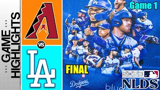 Arizona Diamondbacks vs Los Angeles Dodgers NLDS [FULL GAME 1] Oct 07, 2023 | MLB Postseason 2023