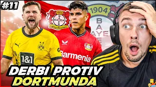 NEVJEROJATAN DERBI PROTIV BORUSSIJE DORTMUND ! LEVERKUSEN KARIJERA #11