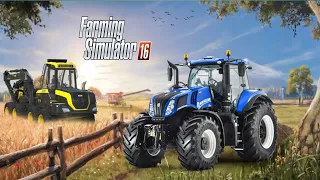 Mega Corn Harvest In Farming Simulator 16 & Bales storage | Fs16 Gameplay | Timelapse |