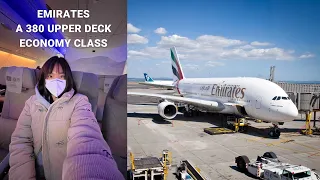Emirates A380 Upper Deck Economy Class