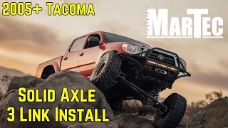 2005+ Tacoma Solid Axle 3 Link Front Kit Install