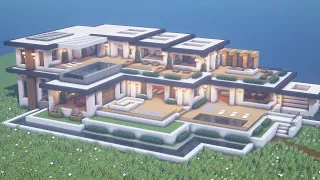 Minecraft Modern Mansion Tutorial | How to Build (#8) Pt. 1