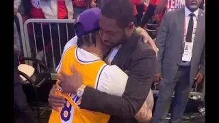 Iverson and Dywane Wade Break Down Crying After Kobe Bryant Tribute