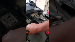 2012 ford focus battery replacement.  space to remove the battery.