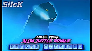 Heisei Godzilla (Slick "Godzilla: Rattle Royale"). Scene pack with CC #godzilla #slick