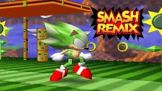 Super Smash Bros Remix HD Textures Ultimate V2 1P Mode Very Hard Super Sonic (Gameplay Android)