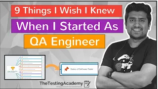 9 Things I Wish I Knew When I Started as QA Engineer.