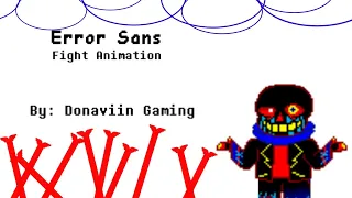 Error!Sans Fight (UnderTale AU Animation)