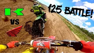 GNARLY 125 2-Stroke Battle! *Huge Scrubs*