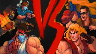 Social Distance in Fighting Games: Street Fighter vs Mortal Kombat Animation - GAME SHENANIGANS