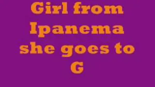 The B-52's - Girl From Ipanema Goes To Greenland(With Lyrics)