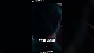 God Of Beard 👑 || Ft. Yash || Status Baadshah || Hookah Bar song edits || #shorts #ytshorts