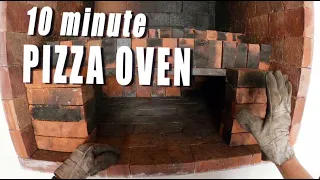10 Minute DIY Pizza Oven Build + No-knead Pizza Dough & Sauce from scratch!