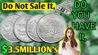 DO YOU HAVE THESE TOP 5 ULTRA RARE STATE QUARTER DOLLAR TO LOOK FOR YOUR POCKET CHANGE