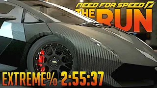 NFS The Run Extreme% 2:55:37 Former World Record