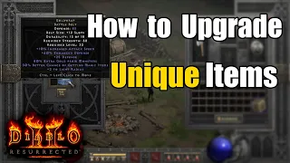 How to upgrade Uniques like Goldwrap in Diablo 2 Resurrected - 1440p