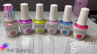 Easy nail art with Gelish summer collection gel polish!