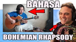 BAHASA INDONESIA - NEW ALIP BA TA REACTION -  Bohemian Rhapsody 2023 (fingerstyle Queen cover)