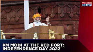 PM Modi Arrives At The Red Fort To Unfurl The National Flag On The 75th Independence Day