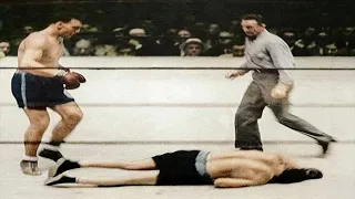 Jack Sharkey vs  Primo Carnera 2 (29.6.1933) - Build-up & Full Fight Colorized