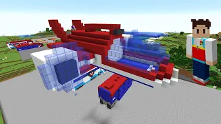 【Paw patrol】Airpatroller made out of Minecraft blocks【Minecraft】