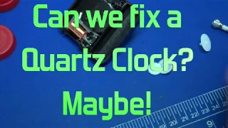 Battery Operated Wall Clock Doesn't Work!  Let's Fix It!