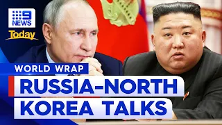 North Korean leader Kim Jong Un set to visit Russian President Vladimir Putin | 9 News Australia