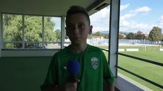 Гравець "Карпат" U-14 Яромир Приступа про матч з МФА