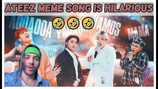 SO I CREATED A SONG OUT OF ATEEZ MEMES [REACTION] #ATEEZ #에이티즈