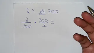 2% de 300 - Porcentagem - Como calcular?