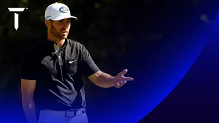 Matthew Wolff hits putt accidentally with practice stroke