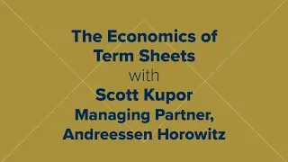 The Economics of Term Sheets