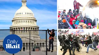 US Capitol fencing is finally removed six months after January 6 riot