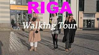 RIGA - Walking Tour - 4K