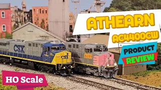 Athearn HO AC4400CW & Tsunami 2 Review: Dual DC/DCC, LED Lights - Everything You Need to Know!