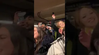 Subway dance party after Robyn concert @ MSG 3/8/19